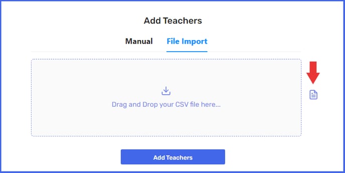 CSV Template